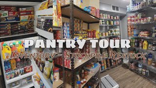 Home grocery store 🥫| PANTRY ROOM | THE STATE OF THE PANTRY |🚫EMERGENCY FOOD STORAGE🚫 #pantrytour