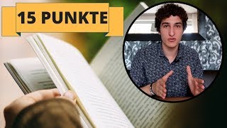 So bekommst du 15 Punkte im Deutsch Abitur