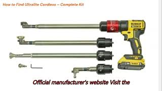 How to Find Ultralite Cordless – Complete Kit