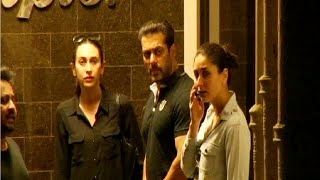 Kareena Kapoor and Karishma Kapoor visits Salman Khan's house after the court and jail verdict.