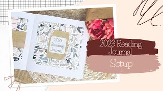 2023 Reading Journal Setup