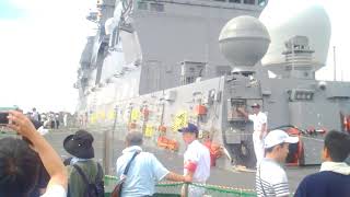 ヘリ搭載護衛艦「ひゅうが」乗艦してみた。ブルーインパルス付きw