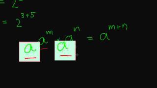 mathtalk: multiplication of powers with the same base