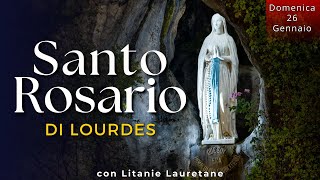 Il Santo Rosario di Lourdes, Oggi Domenica 26 Gennaio 2025 - Misteri della Gloria