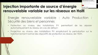 ÉAÉ 2024: Injection importante de source d’énergie renouvelable variable sur les réseaux en Haïti