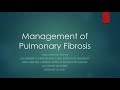 Greg Whatley-Travis: Pulmonary Fibrosis