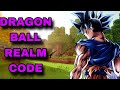 *NEW* BEST DRAGON BALL REALM CODE FOR MINECRAFT BEDROCK EDITION!