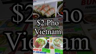 Cheap eats $2 Pho 🍜 Saigon Vietnam at Ben Thanh Market