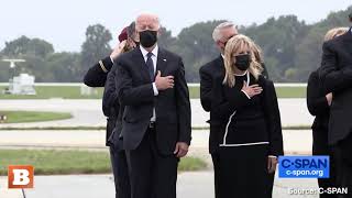 C'mon, Man! Joe Biden Checks His Watch During Ceremony for Fallen Soldiers