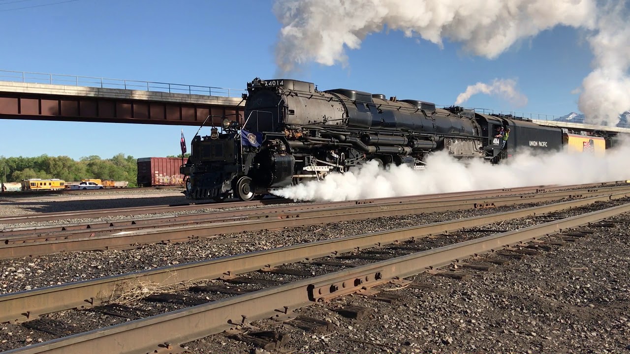 Union Pacific #4014 Big Boy & #844 - Ogden, Utah - YouTube