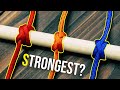 Which Constrictor Knot Is Strongest?