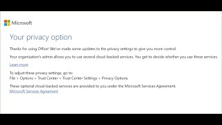 How To Get Rid Of Your Privacy Matter Pop Up Your, Privacy Option Thanks For Using Office Windows PC