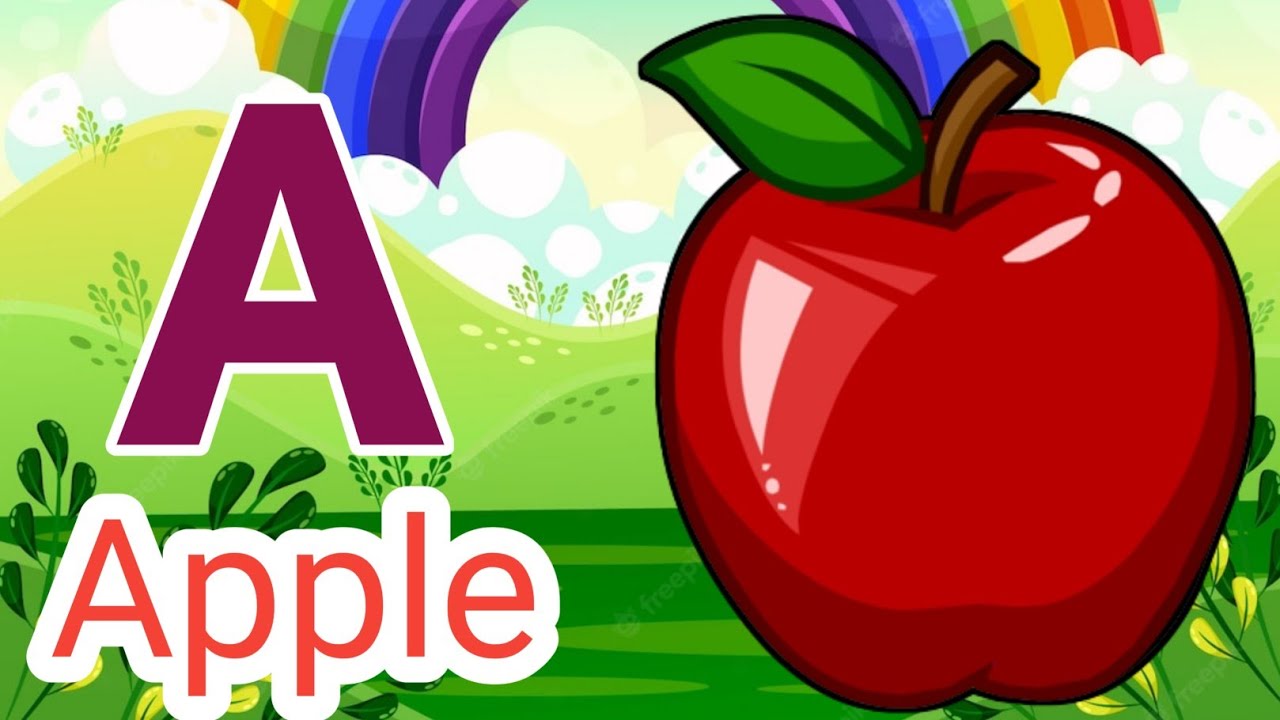 A For Apple 🍎, B For Ball 🏀 | ABC Alphabet Song | Phonics Song | Abcd ...