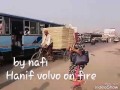 hanif volvo b9r xl on fire..