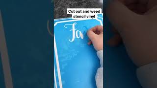 🖼 Make a Stencil with Your Cricut