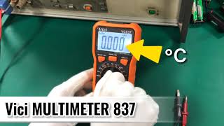 Vici VC837 Digital multimeter NCV portable lighting test