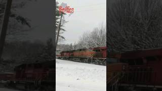 CP Rail freight with BNSF on MacTier Sub #shorts #short #trains #railfan #railroad #cptrain #cp