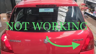 how to REMOVE | REPLACE TAILLIGHT bulb on Suzuki Swift 2008