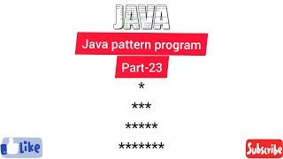 Java pattern program part -23 Easy Learning Genius