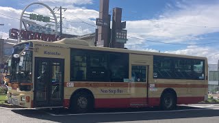 神奈中バス前面展望 車窓 三ヶ木→相模湖駅/ 湖21 三ヶ木1105発