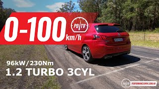 2020 Peugeot 308 GT Line 0-100km/h & engine sound