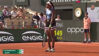 Coco Gauff the most classiest player on tour …”She won the point” WTA French Open