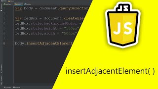 insertAdjacentElement( ) --- How to Dynamicly add Element from JavaScript