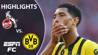 Dortmund miss big opportunity in thriller vs. FC Cologne | Bundesliga Highlights | ESPN FC