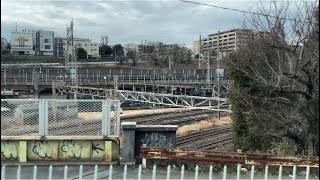 田端操車場の様子（2025.1.16.11:48）