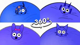 360º VR Sprunki Incredibox Durple Blueberry Inflation