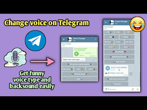 How To Change Voice In Telegram - YouTube