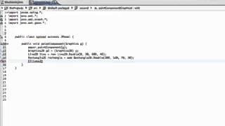 Java GUI Lesson 10 Drawing Graphics