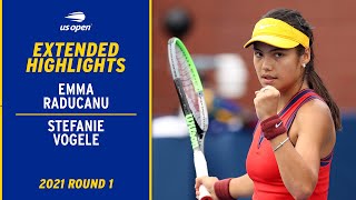 Emma Raducanu vs. Stefanie Voegele Extended Highlights | 2021 US Open Round 1