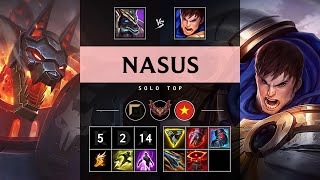 Nasus Top vs Garen - VN Grandmaster Patch 25.S1.3