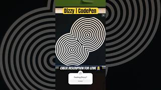 Dizzy | HTML JavaScript #tutorials #svg #shorts