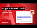 Angular Breadcrumb: The Ultimate Feature Walkthrough