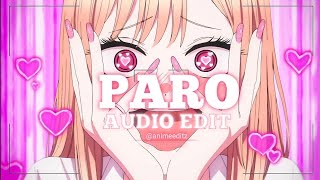 PARO - Nej  || (slowed+reverb) || [ Audio edit ]