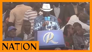 Raila Odinga ultimatum to President William Ruto