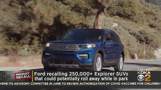 Ford Explorer SUVs being recalled