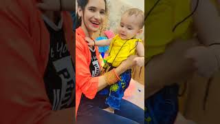 baby  aru balloon 🎈 itne sare h dekho in ko fodte h #youtubeshorts #viral #video