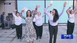 Bhangra in the plaza: Fitness guru steps up to get New Yorkers dancing again