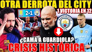 💥OTRA DERROTA del CITY de GUARDIOLA ¡Se HUNDEN en una CRISIS HISTÓRICA! ¿CAMA de los JUGADORES?