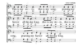 Blessed Assurance, notated music