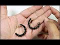 aprende como hacer arracadas aros con alambre... arracadas en alambrismo... aretes alambrismo diy