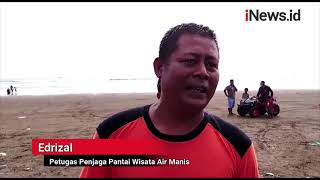 Empat Wisatawan Hanyut di Pantai Malin Kundang Padang