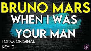 Bruno Mars - When I Was Your Man - Karaoke Instrumental