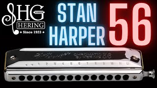 STAN HARPER 56 | CHROMATIC HARMONICA | SHG HERING