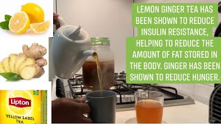 How to use lemon, ginger and Lipton to loss weight