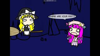 Touhou 13 Desire.exe Stage 3B Walfas Cursed midboss Marisa talk (fanmade)