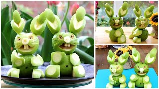 Super Salad Fruit’s Decoration Ideas - Apple Rabbit  Food Art and Cutting Tricks